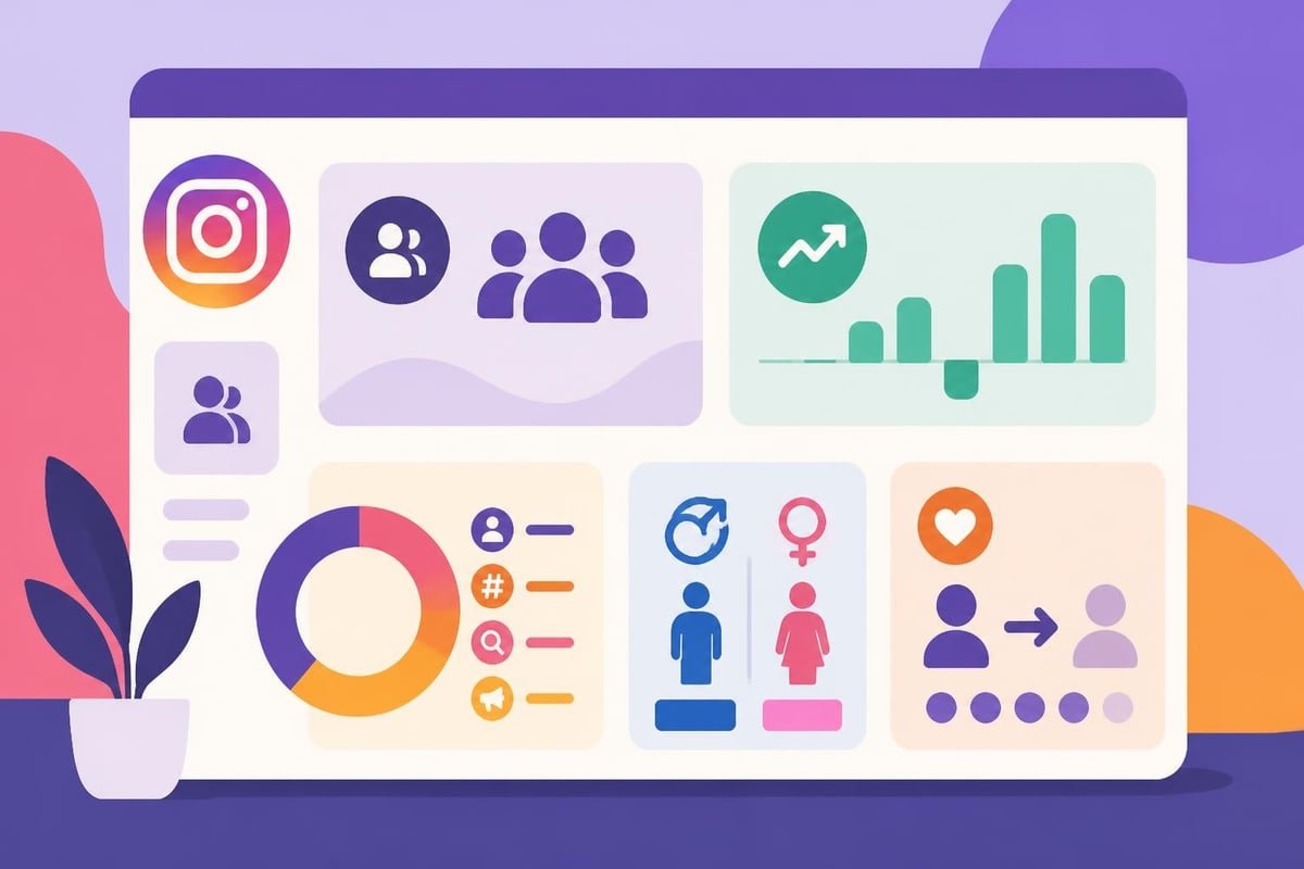 Instagram analytics dashboard metrics