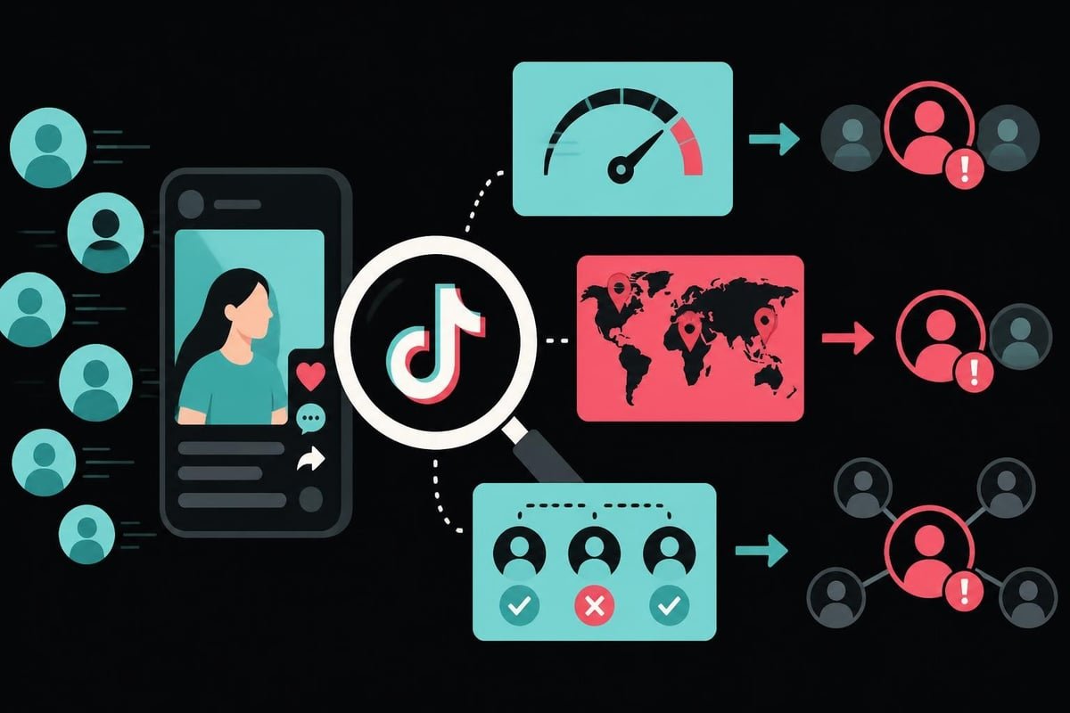 TikTok algorithm detection signals