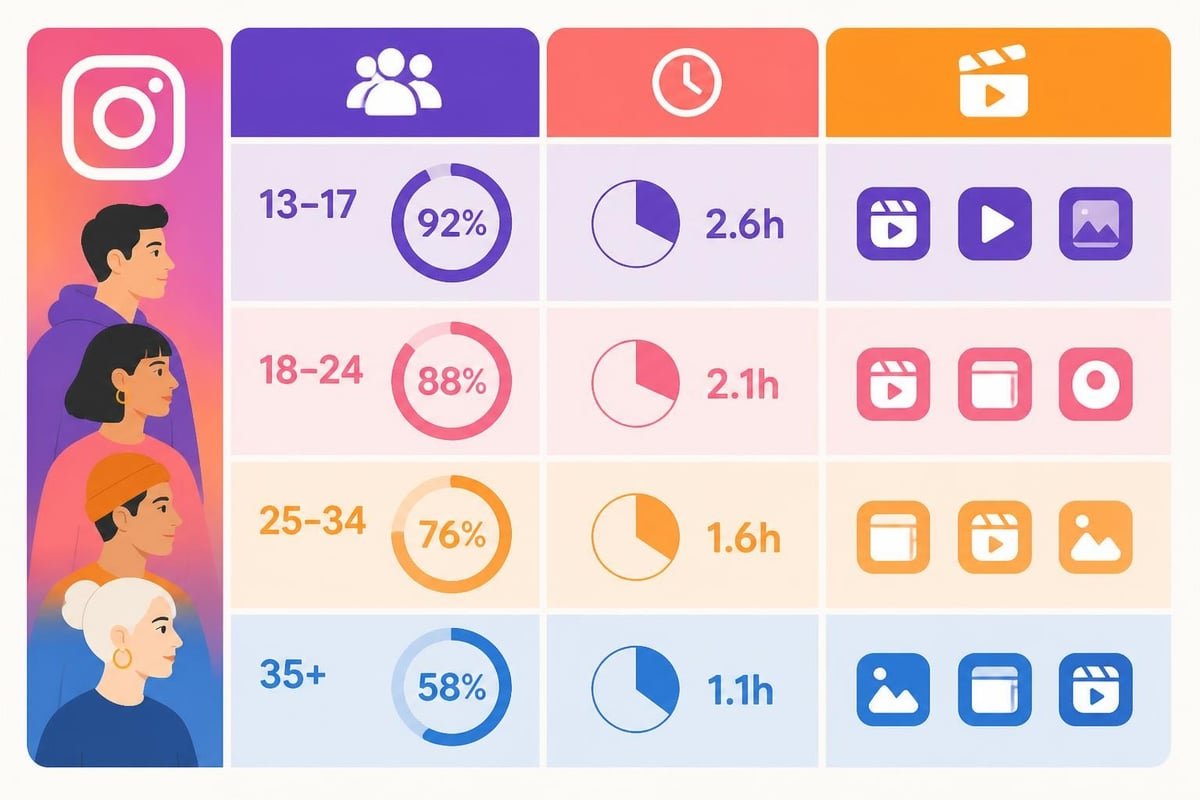 Instagram user demographics and engagement