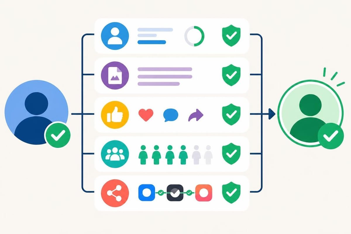 Account verification checklist