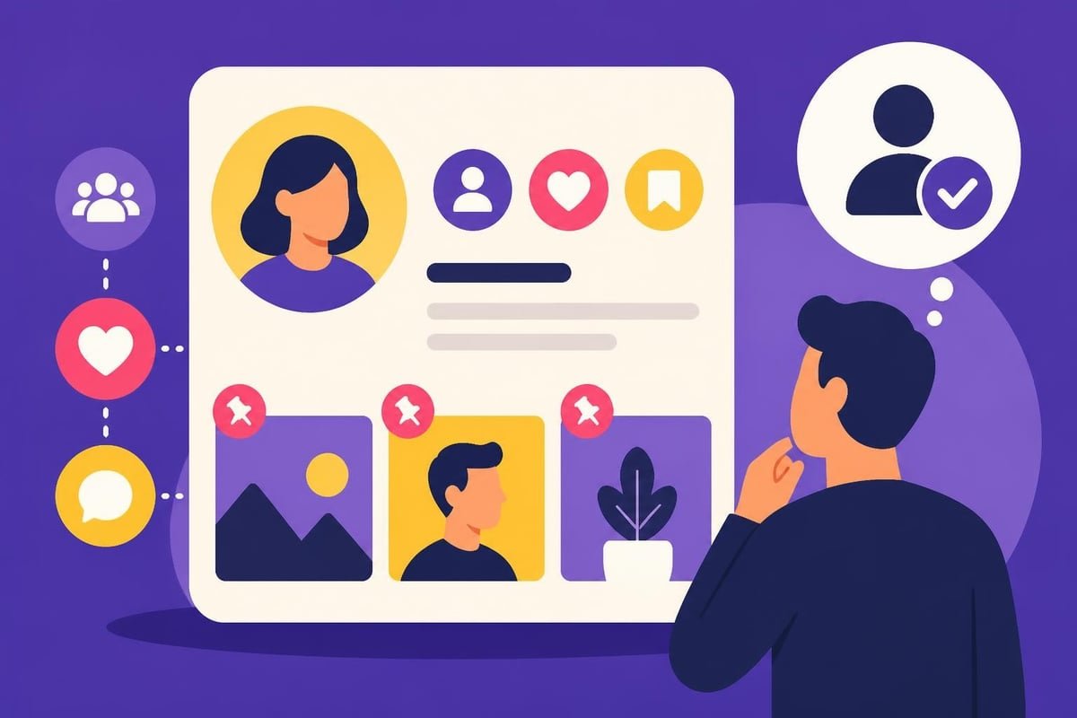 TikTok profile visibility elements