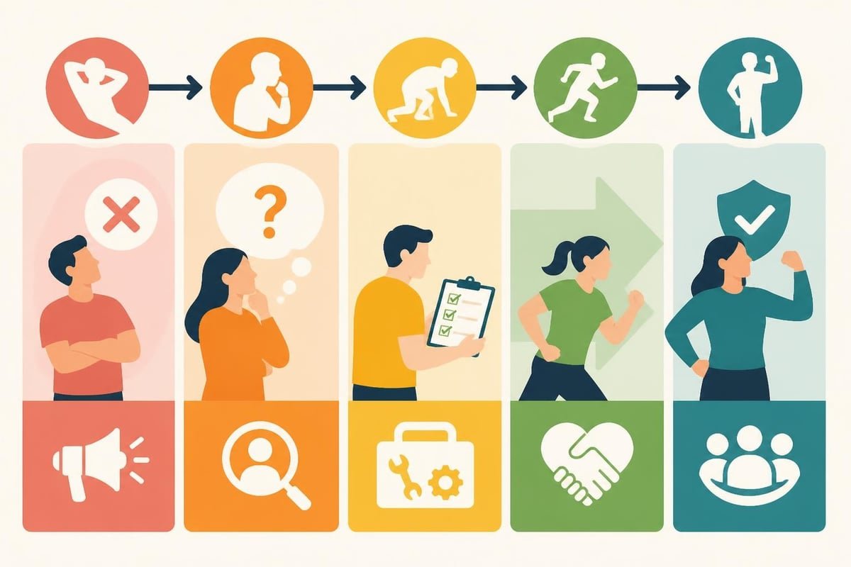 Stages of behavior change