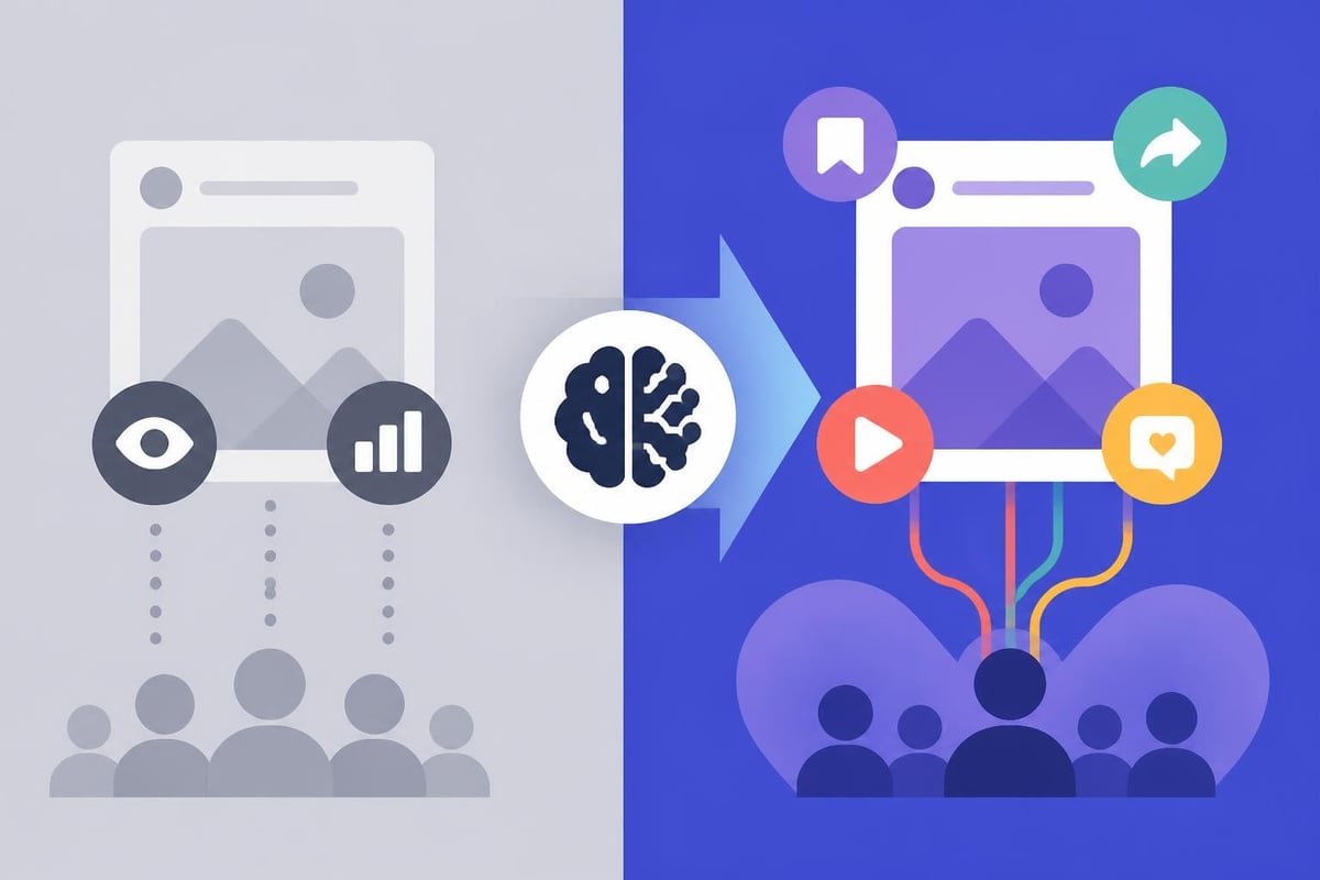 Engagement metrics evolution