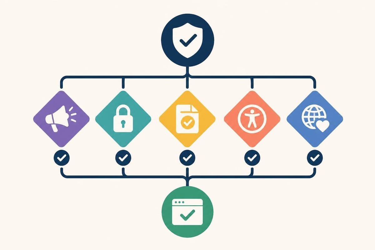 Social marketing compliance framework