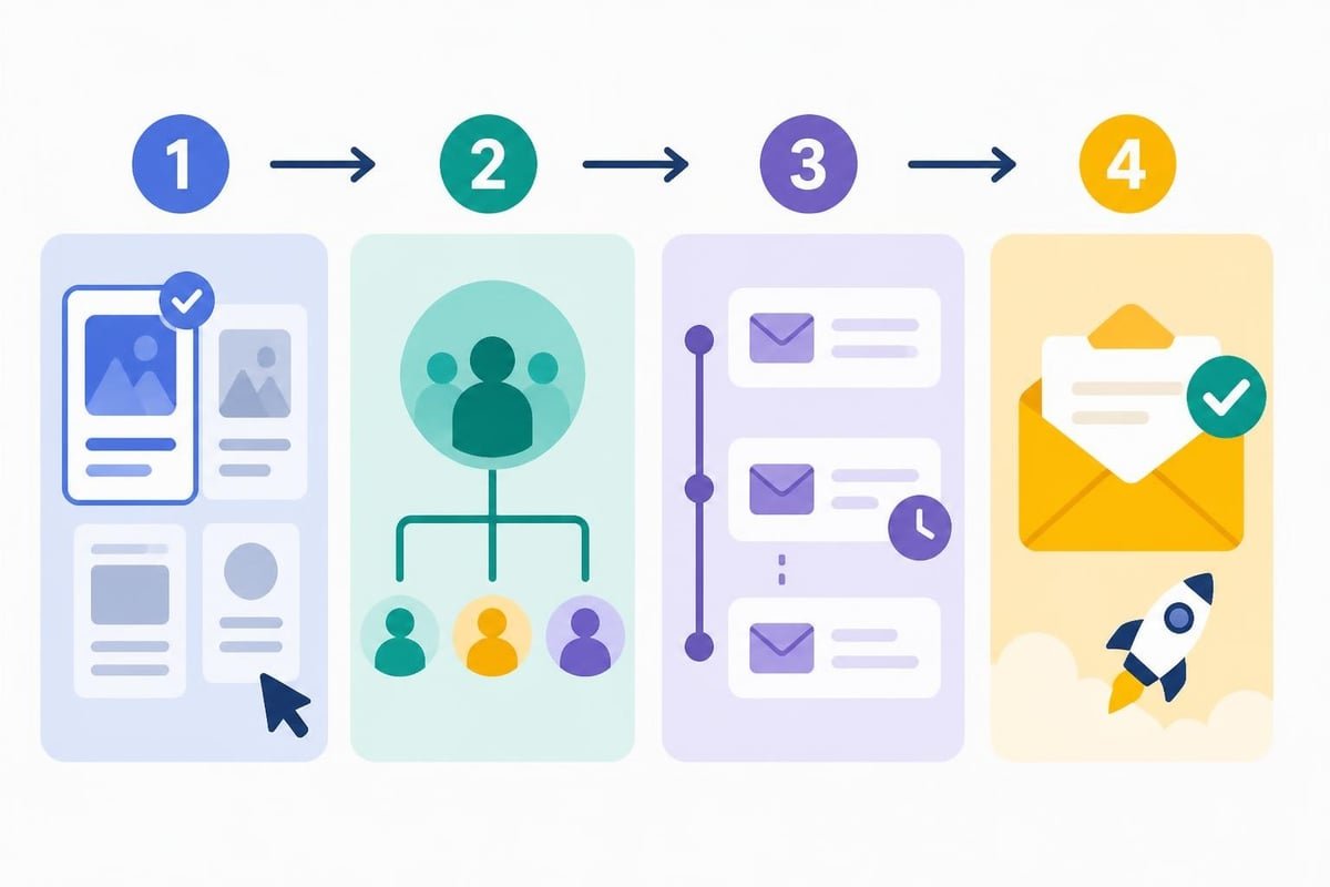 Email campaign creation workflow